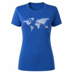 copia de Camiseta técnica “La Volta al Món a Peu” Azul